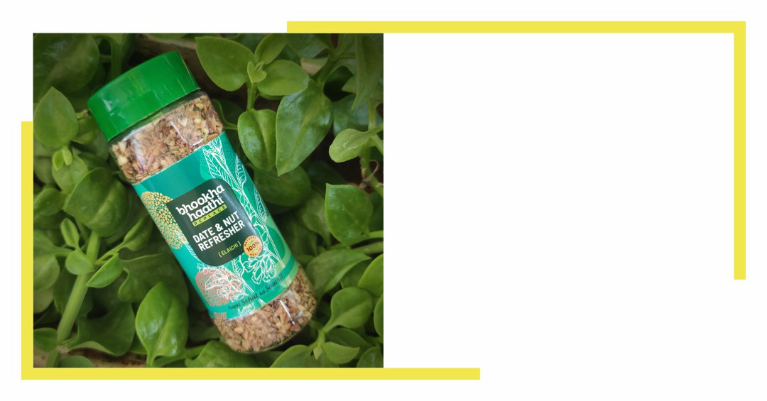 Bhookha haathi date & nut refresher website homepage banner