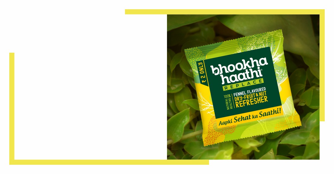Bhookha haathi nut dry fruit refresher website homepage banner